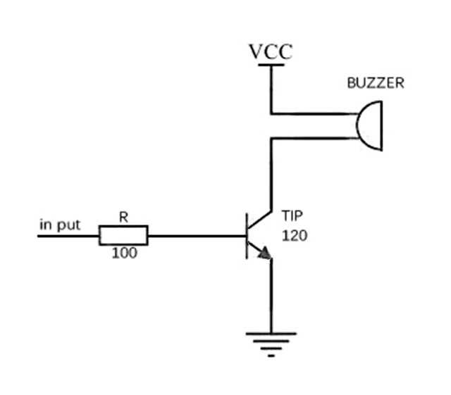 A Schematic Of An Electronic Buzzer Circuit